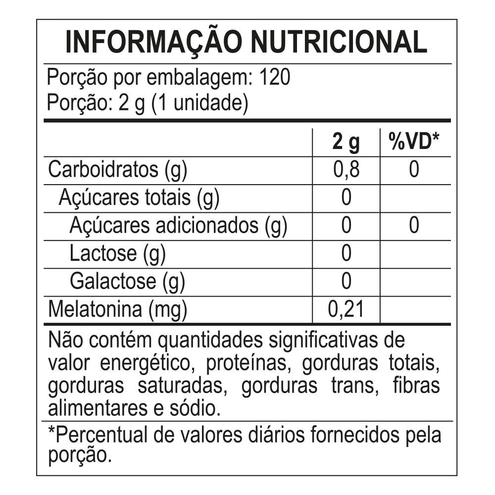 Melatonina 120 Unidades
