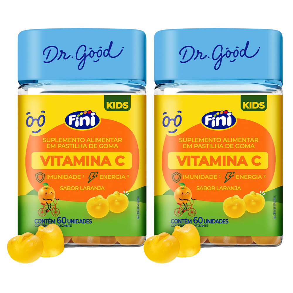 02 Fracos Vitamina C Kids - 60 unidades