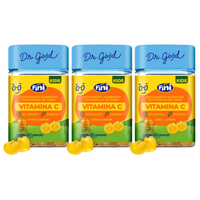03 Fracos Vitamina C Kids - 60 unidades