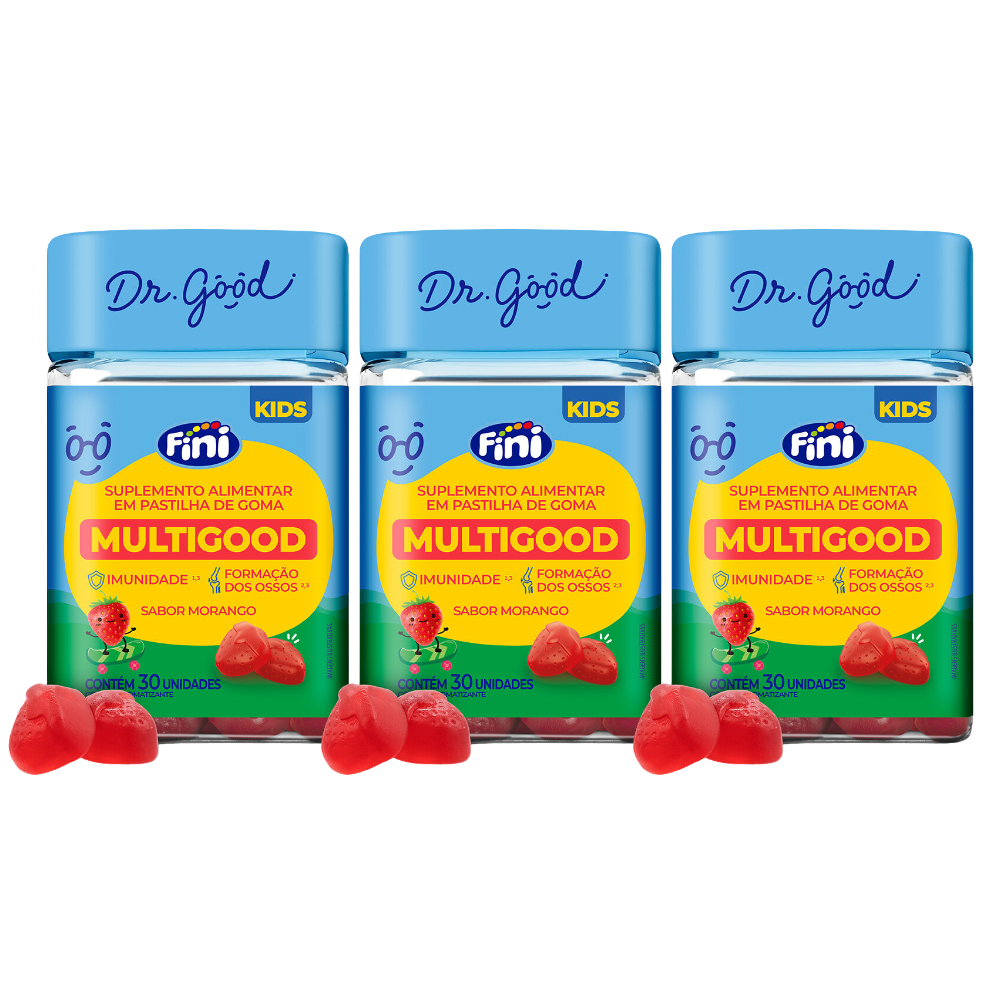 03 Fracos Multigood Kids - 30 unidades