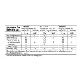 03 Fracos Vitamina C Kids - 60 unidades